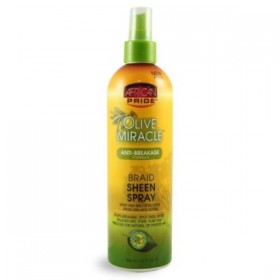 African Pride Olive Miracle Braid Sheen Spray 12oz